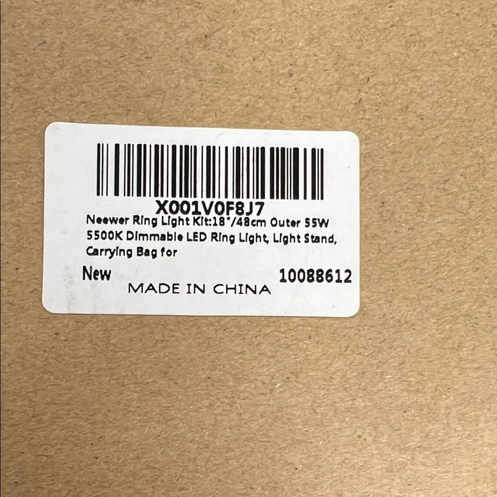 NIB - Neewer 18" LED Ring Light Kit 55W 5500K Dimmable w/ Stand & Carry Bag - Picture 11 of 11